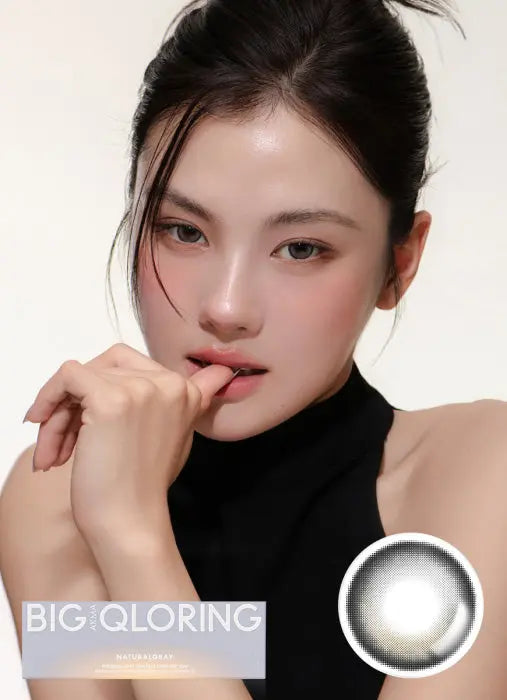 アクマ ビッグクロリング ナチュラルグレー (AKMA BIG QLORING Natural Gray) [ワンデー] サムネイル 1